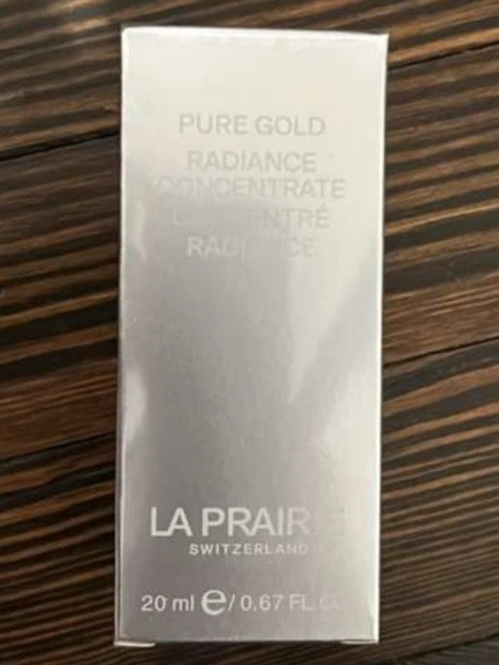 La Prairie Pure Gold Radiance Concentrate 20ml / 0.67oz Face Serum NEW Sealed